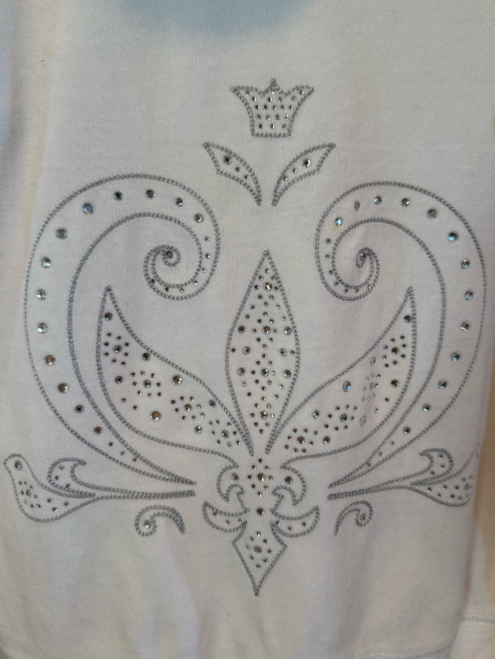 Disney Frozen Hoodie in Cream with Gray Logo - Picture 5 of 6